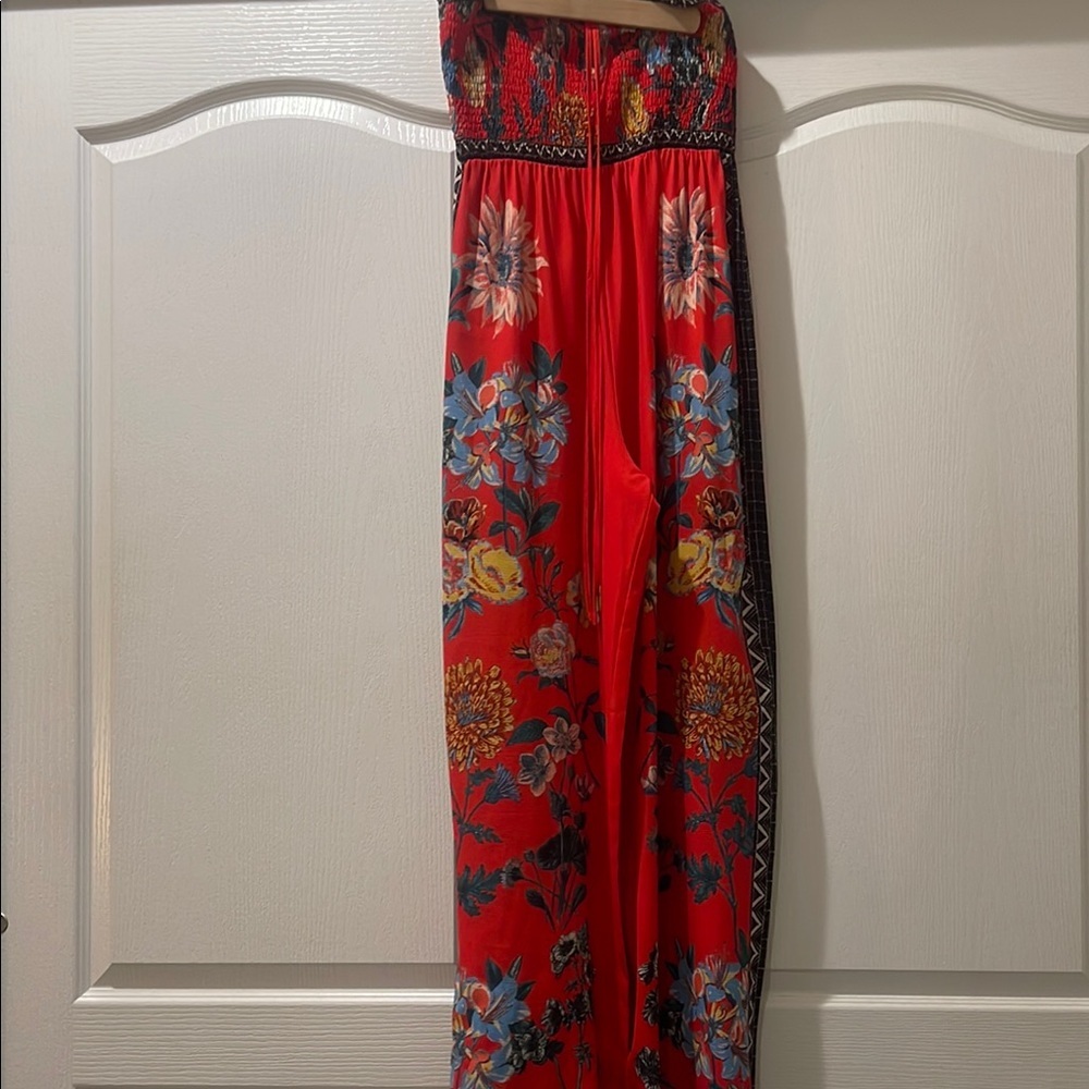 Floral Red Jumpsuit​